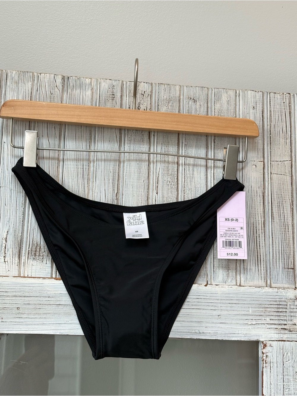wild fable Cheeky Low Rise High Leg Bikini Bottom Size XS NWT